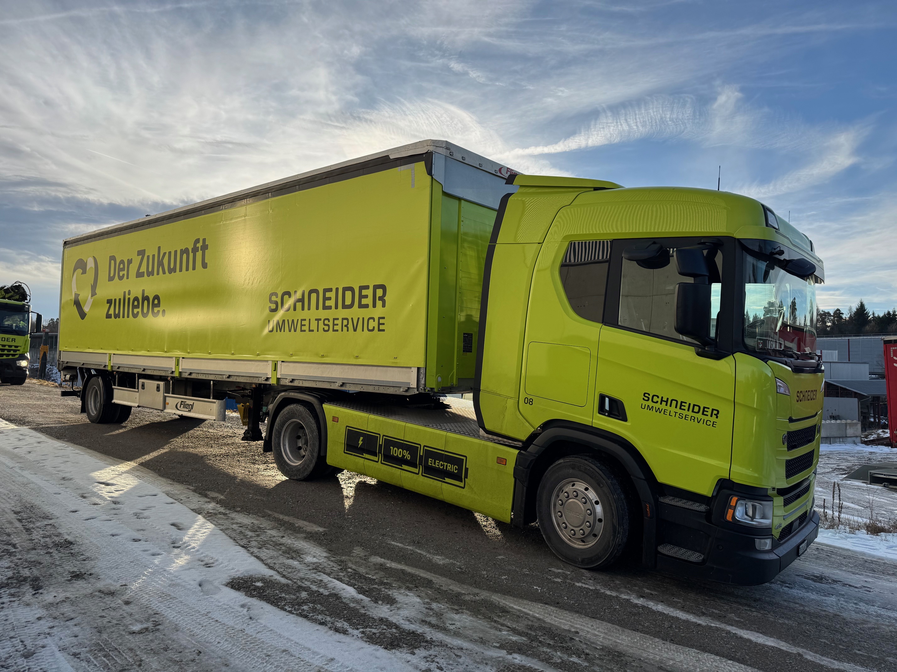 Electric trucks support a commitment to sustainable, low-emission waste and recycling services.